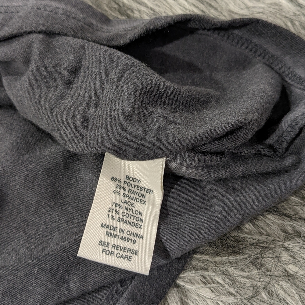 🖤SOLD🖤NWOT Mudd gray skater dress - Picture 6 of 8